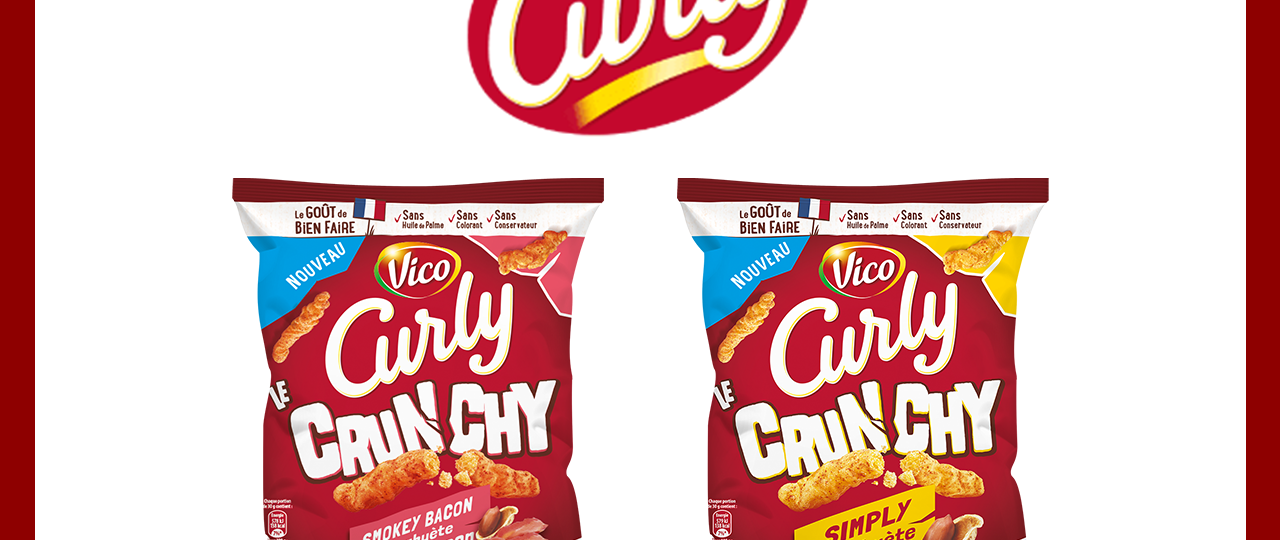 Curly annonce sa nouvelle gamme Le Crunchy
