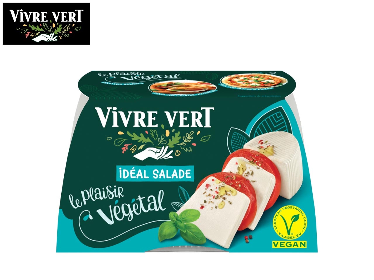 Idéal Salade : la nouvelle mozzarella vegan de Vivre Vert