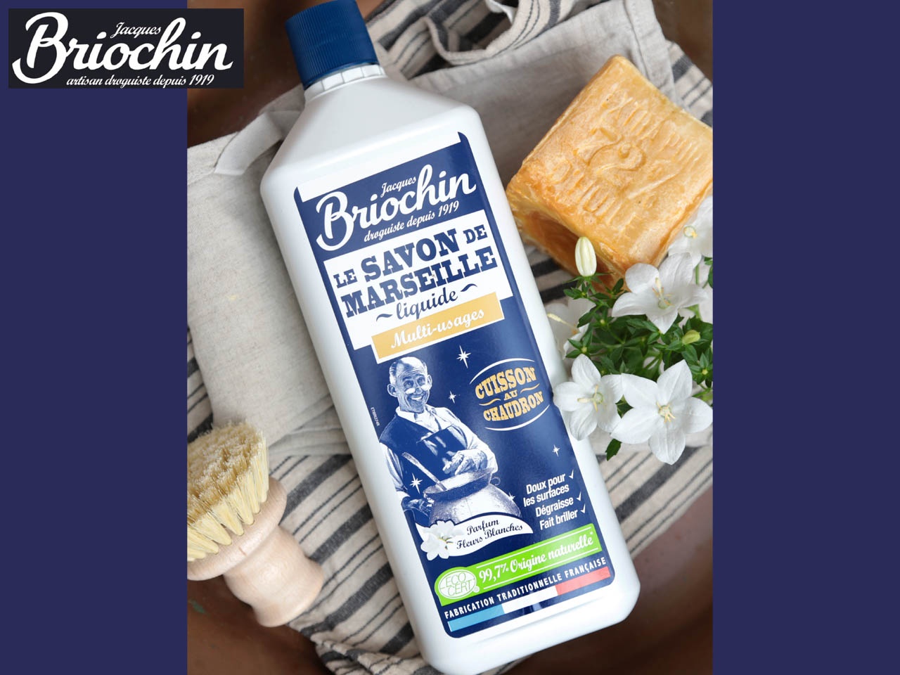 Briochin lance son savon de Marseille liquide !