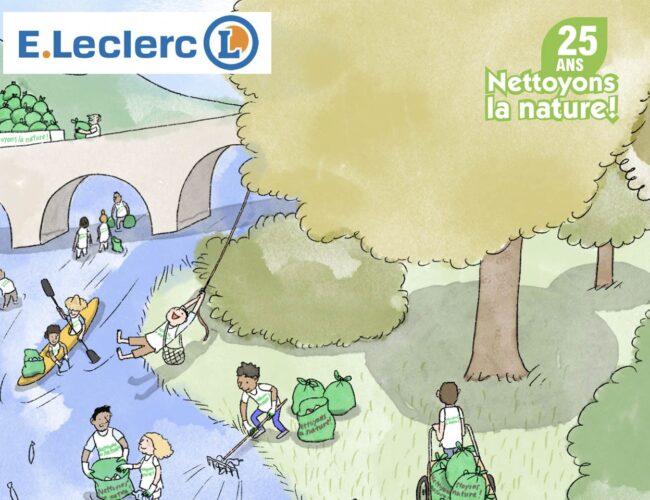 E.Leclerc célèbre les 25 ans de son opération « Nettoyons la Nature »