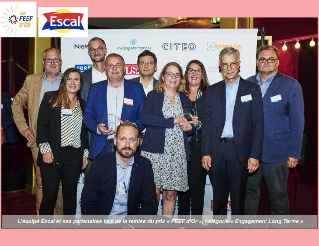 Escal récompensée aux FEEF d’OR 2022 dans la catégorie « Engagement Long Terme »