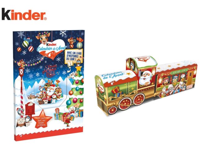 Kinder présente ses nouveautés pour les fêtes de fin d’année
