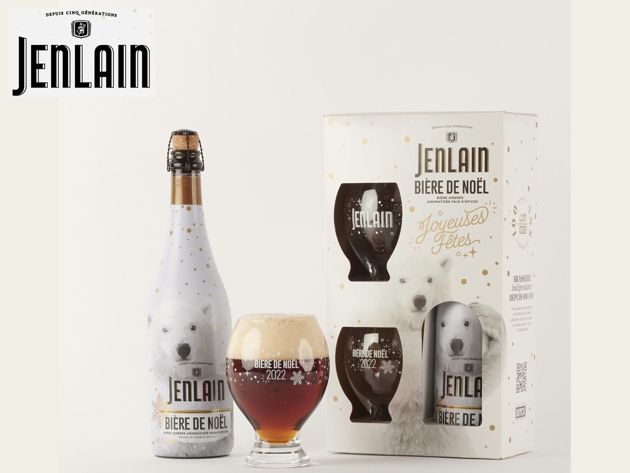 À l’occasion de ses 100 ans et des fêtes de fin d’année, Jenlain propose une bière en édition limitée