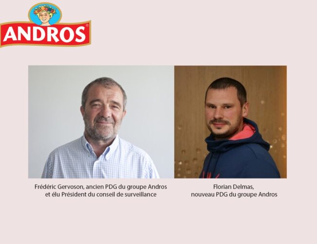 Le groupe Andros change de président et élit deux nouveaux directeurs généraux