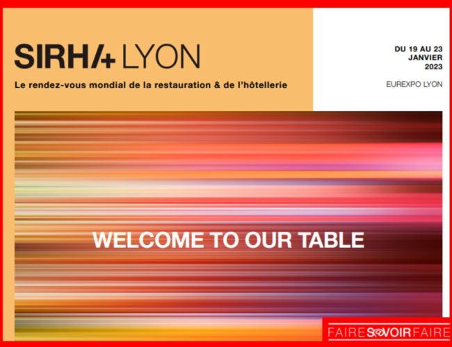 L’alimentation et la boisson ont rendez-vous au SIRHA, le salon international de la gastronomie, du 19 au 23 janvier à Lyon