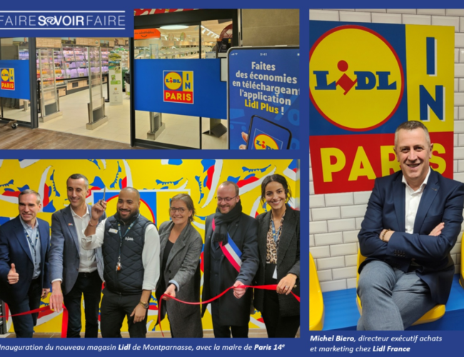 Lidl assoit sa présence dans la capitale avec un grand flagship à Montparnasse