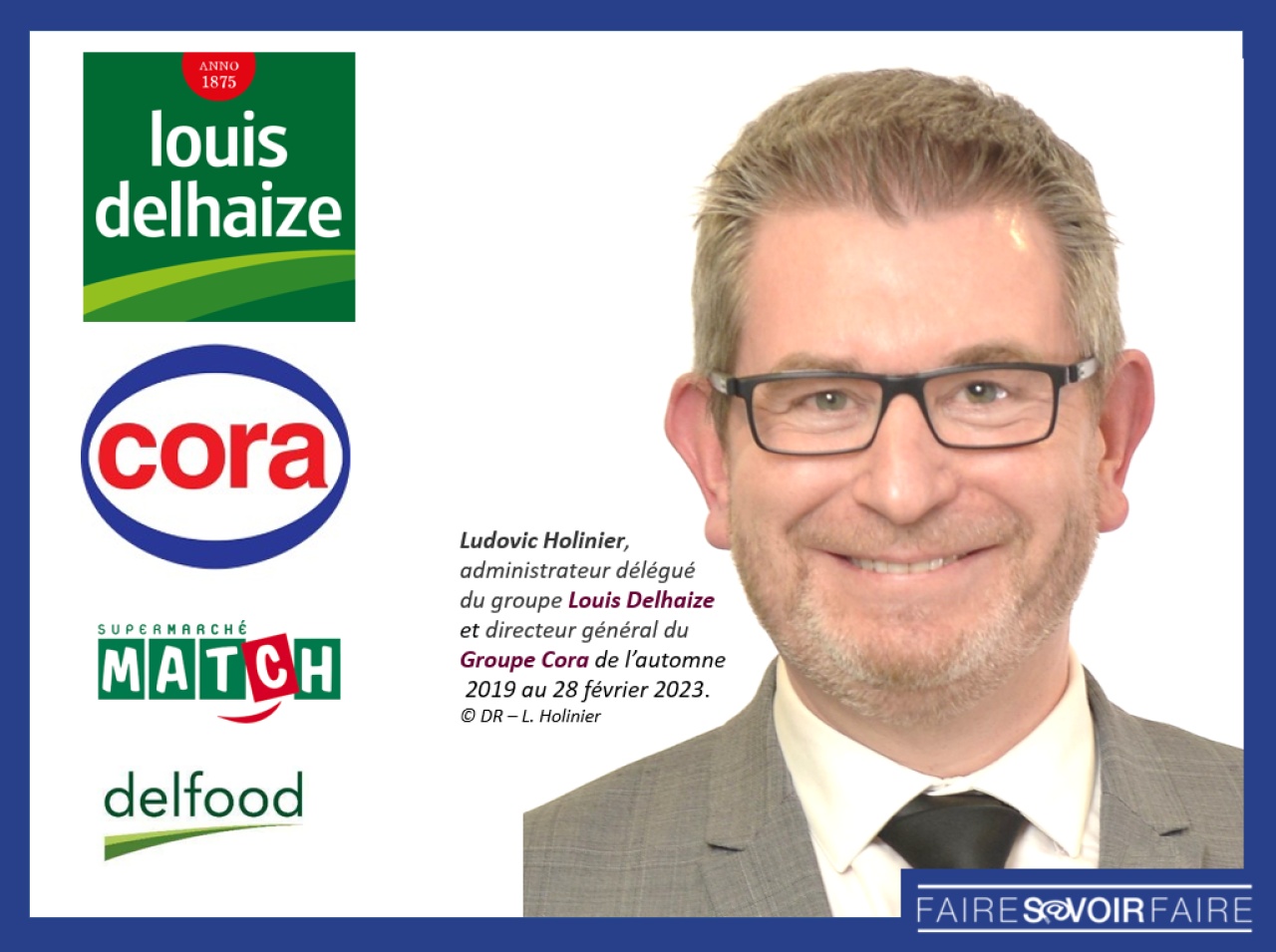 Ludovic Holinier quitte la direction de Cora, la famille Bouriez reprend la main