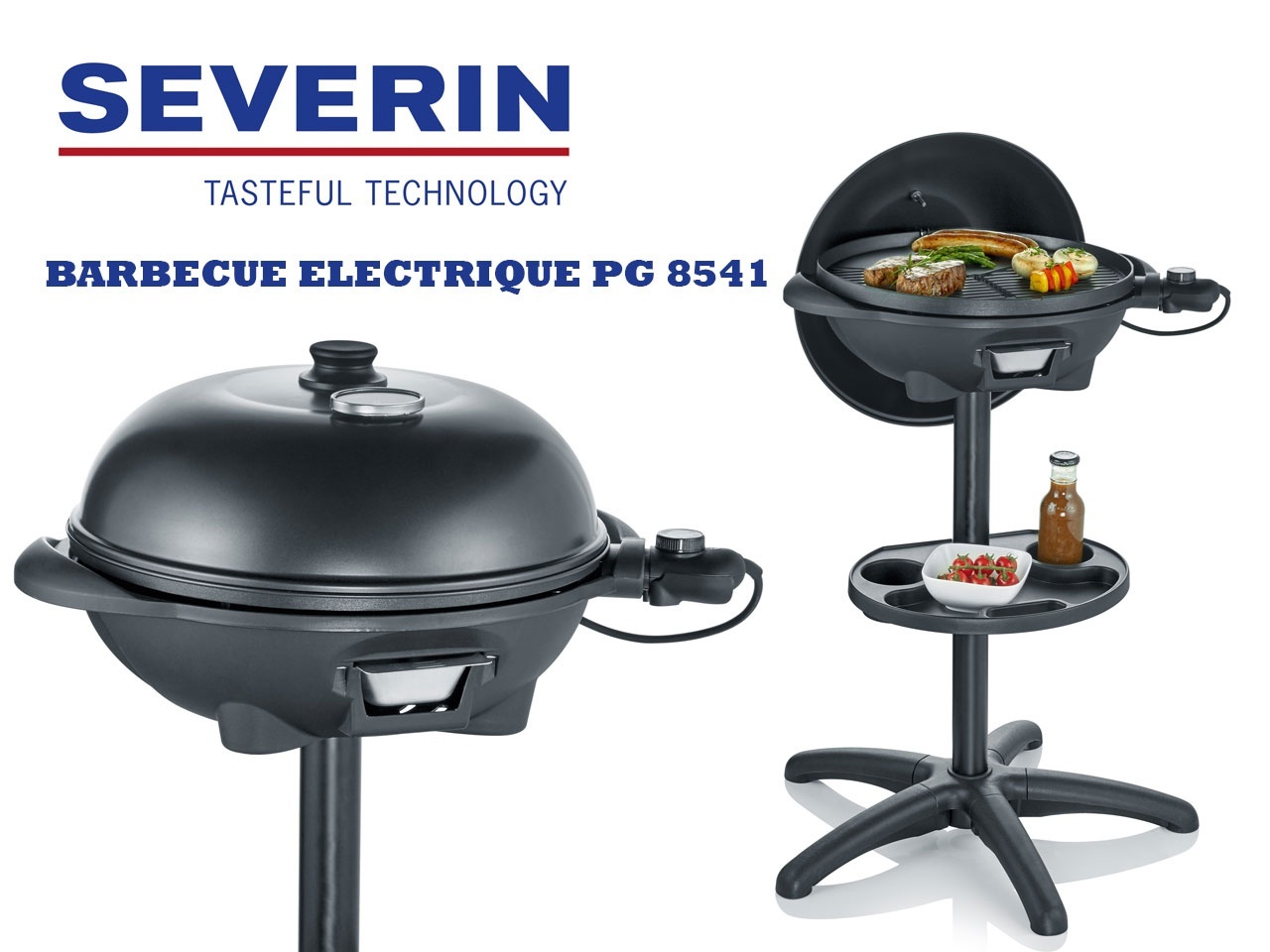 SEVERIN arrive avec un nouveau BBQ électrique 2 en 1 avec couvercle et thermostat !