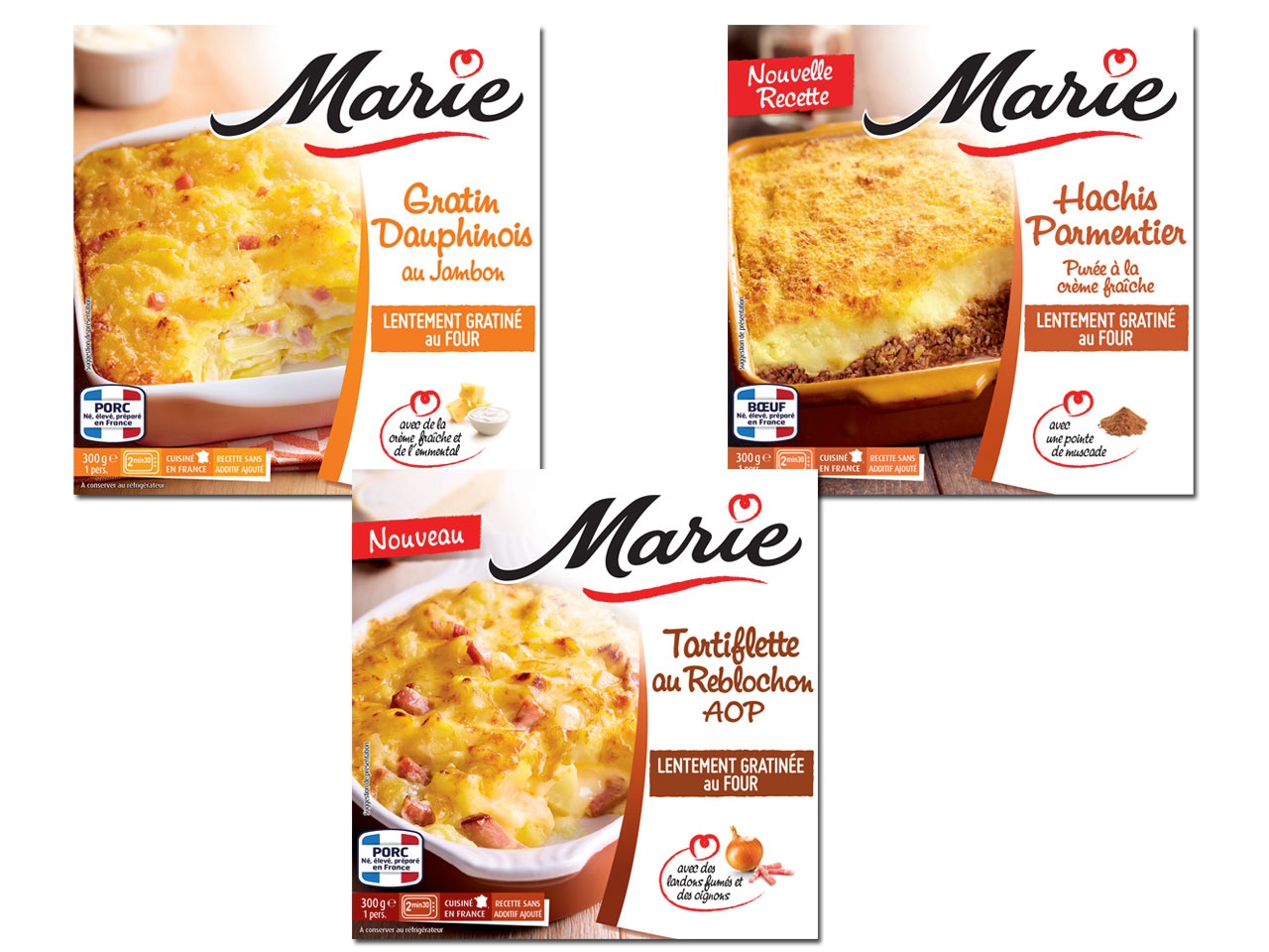 Des gratins Marie revus et corrigés