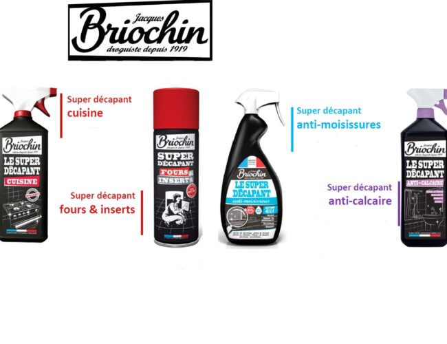 La gamme de super-décapants Briochin