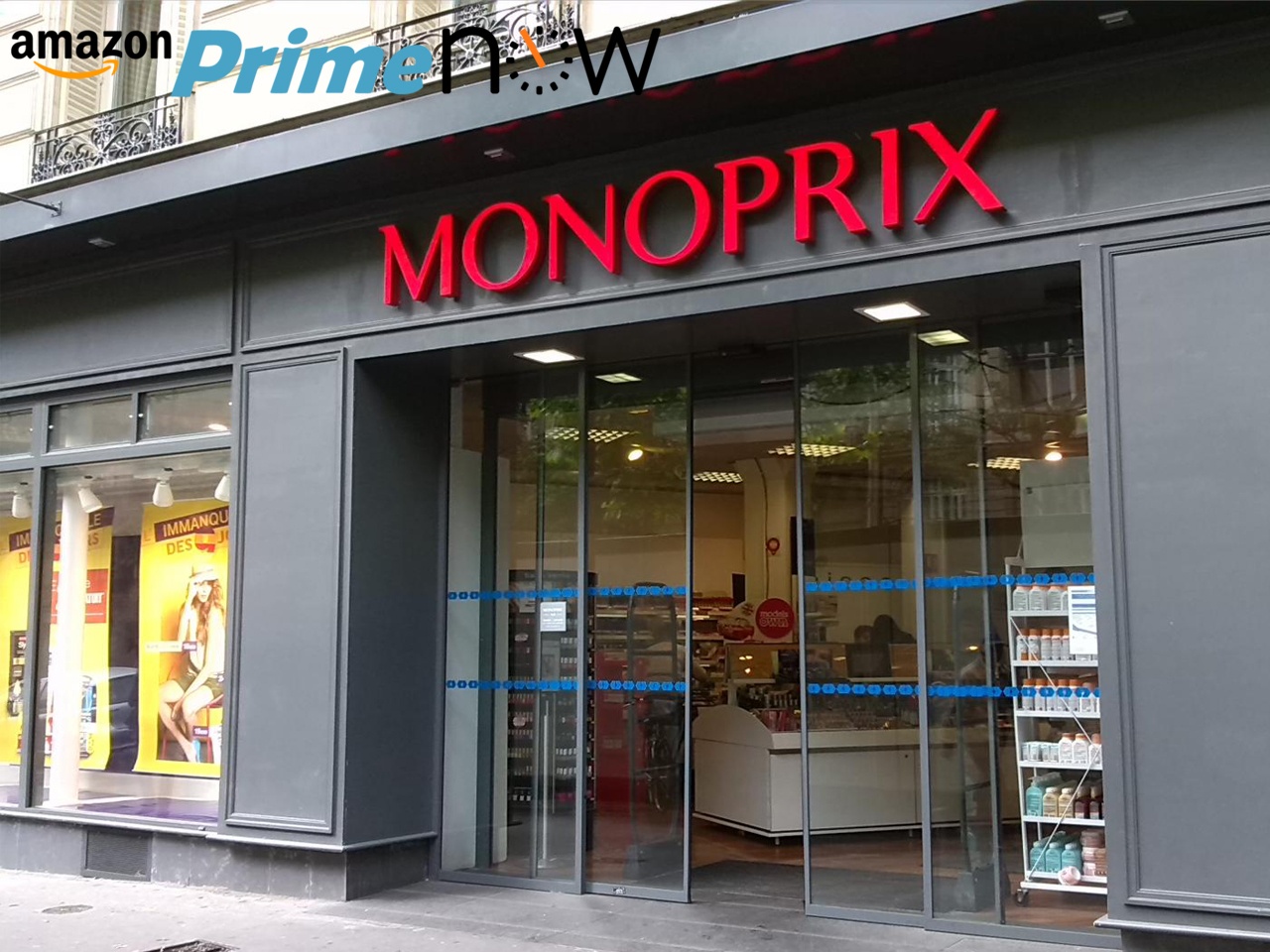Monoprix ouvre sa nouvelle boutique en ligne sur Amazon Prime Now