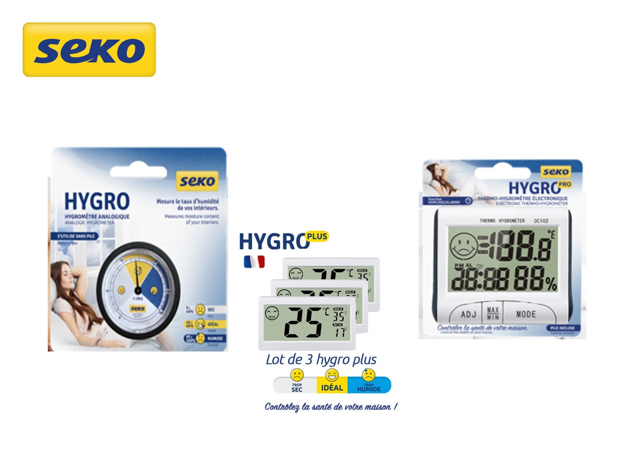 Seko lance une nouvelle gamme d’hygromètres
