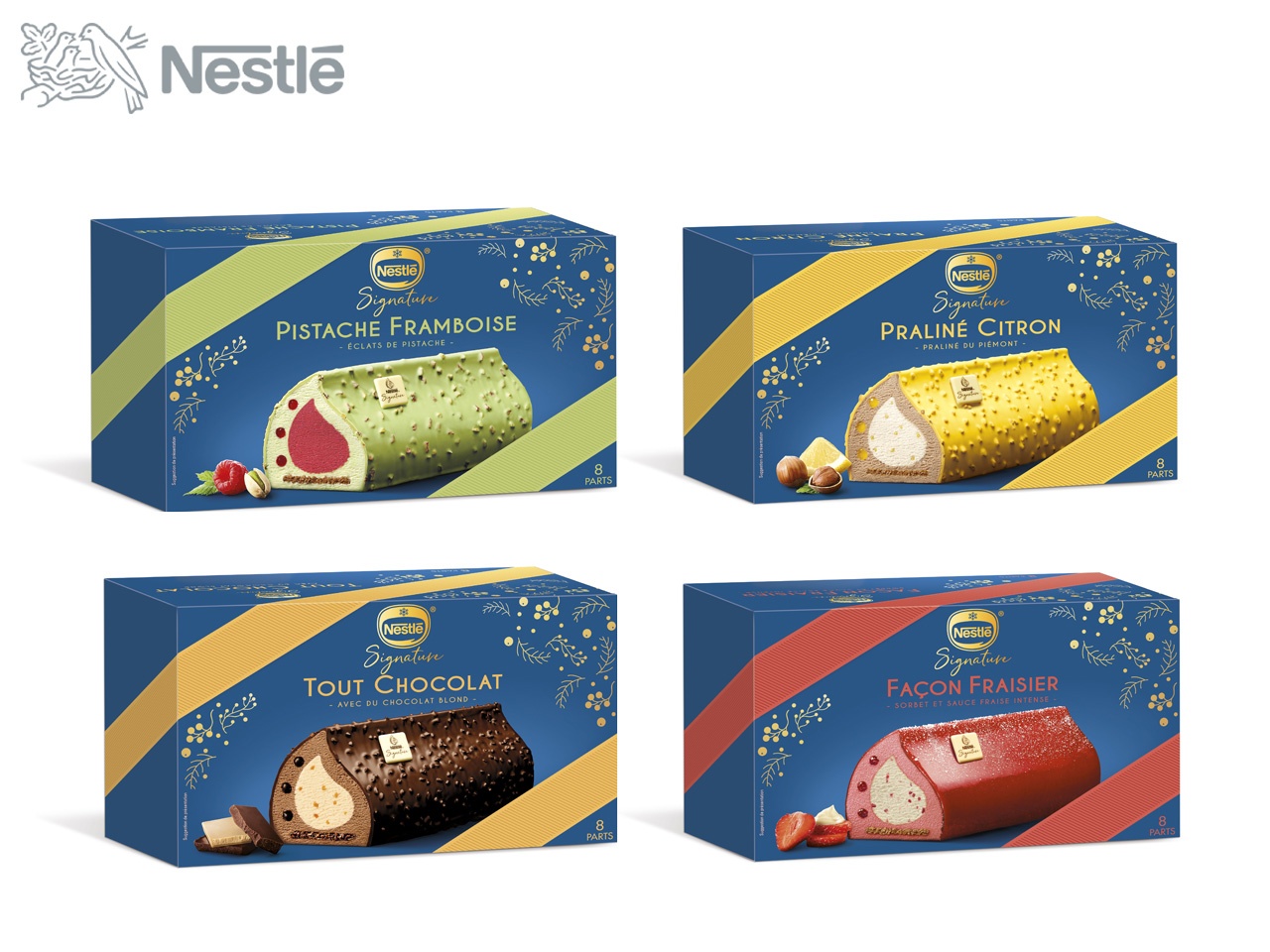 Douze nouvelles bûches Signature de Nestlé