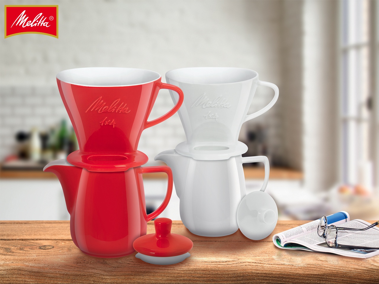 Un duo Melitta pour préparer le café filtre manuel