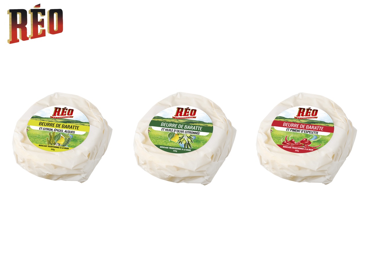 Réo lance une nouvelle gamme de 3 beurres aromatisés premium