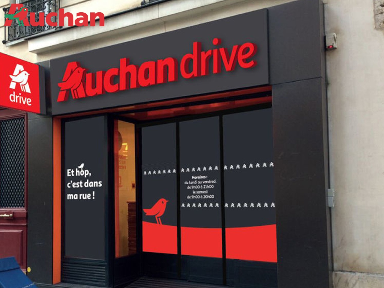 Auchan relance son Drive Piéton à  Paris, sous le nom de « Auchan Drive »