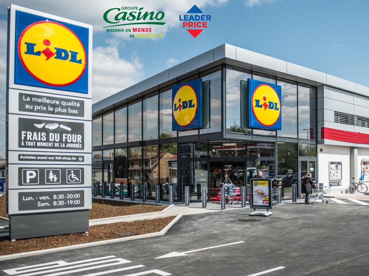 Lidl France pourrait racheter des supermarchés Casino et Leader Price