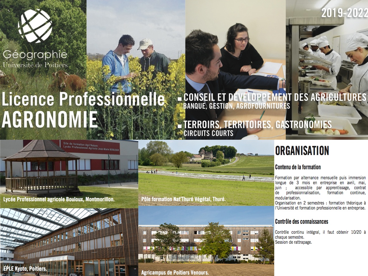 La Région Nouvelle Aquitaine et l’Université de Poitiers proposent une Licence Pro valorisant les circuits-courts alimentaires