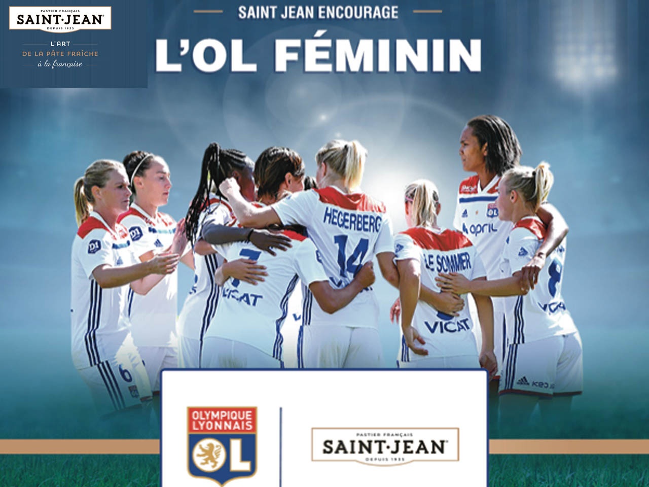 Le Pastier français Saint Jean devient partenaire officiel de l’équipe Féminine de l’Olympique Lyonnais