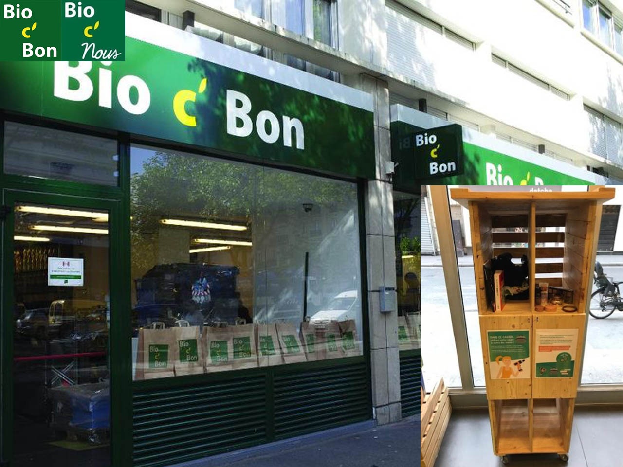 Des armoires solidaires chez Bio c’ Bon