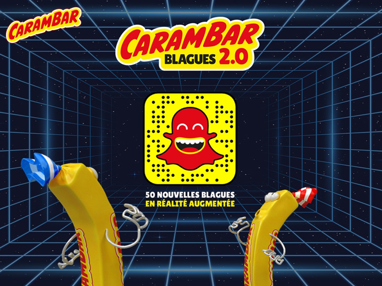 Carambar lance des blagues en réalité augmentée avec Snapchat