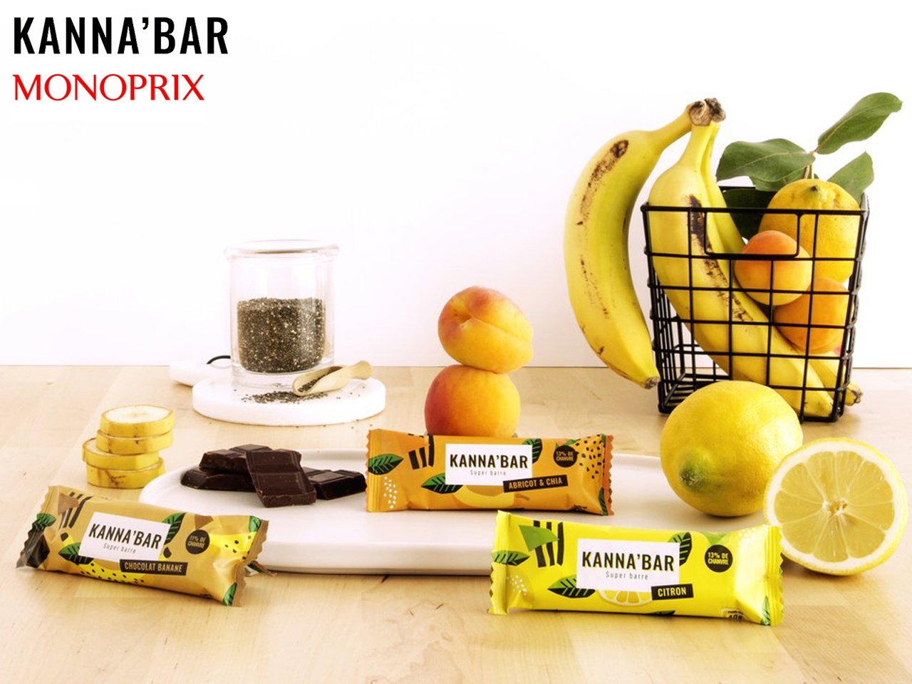 La barre énergétique au chanvre Kanna’bar arrive chez Monoprix