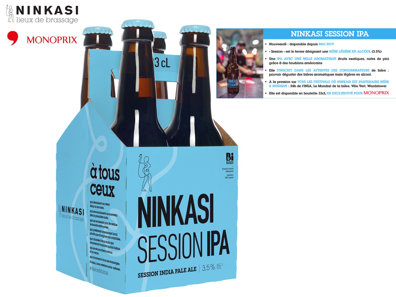 Les bières Ninkasi arrivent dans les rayons des Monoprix