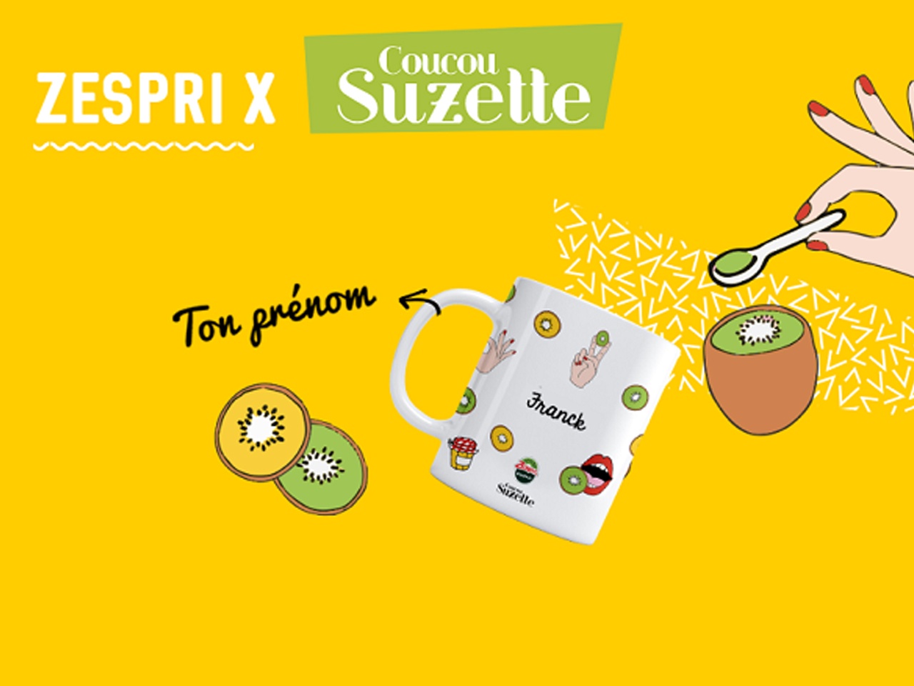 Kiwis Zespri et Coucou Suzette deviennent partenaires !