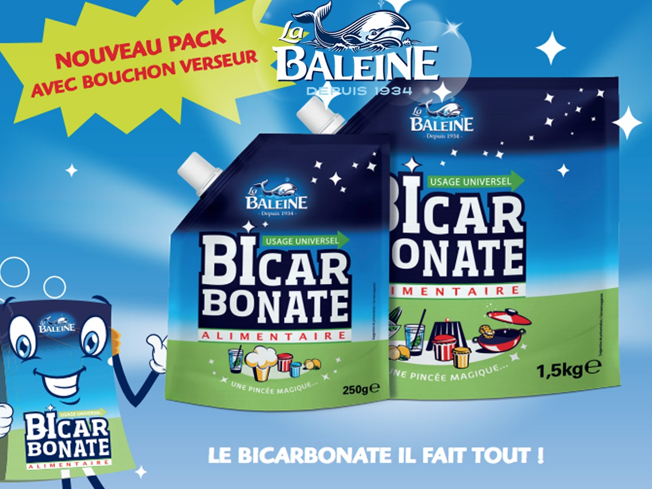 La Baleine : un nouveau pack pour le Bicarbonate