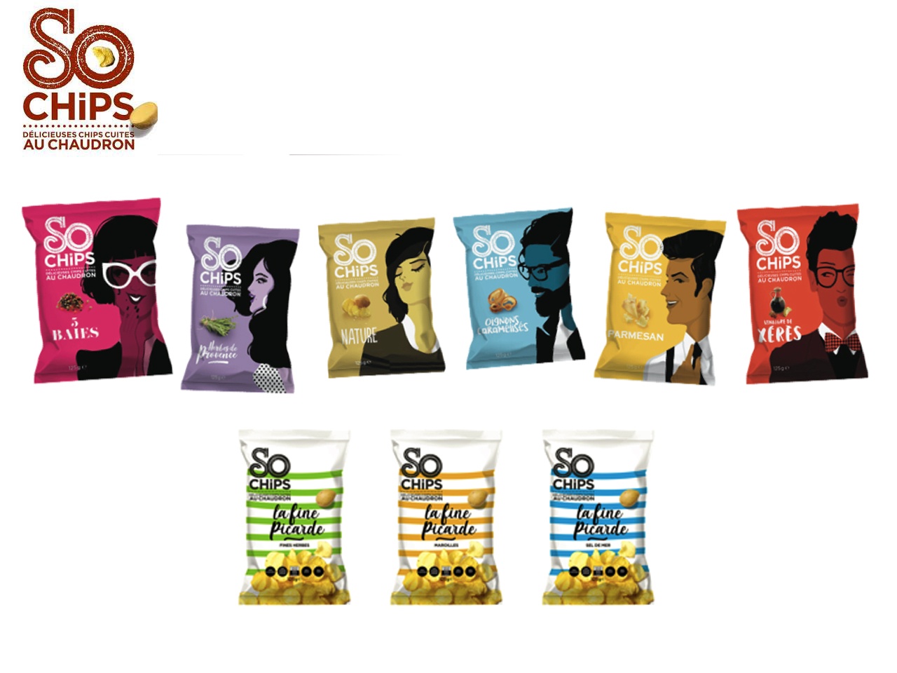 SO CHiPS, la marque premium de chips 100% françaises !