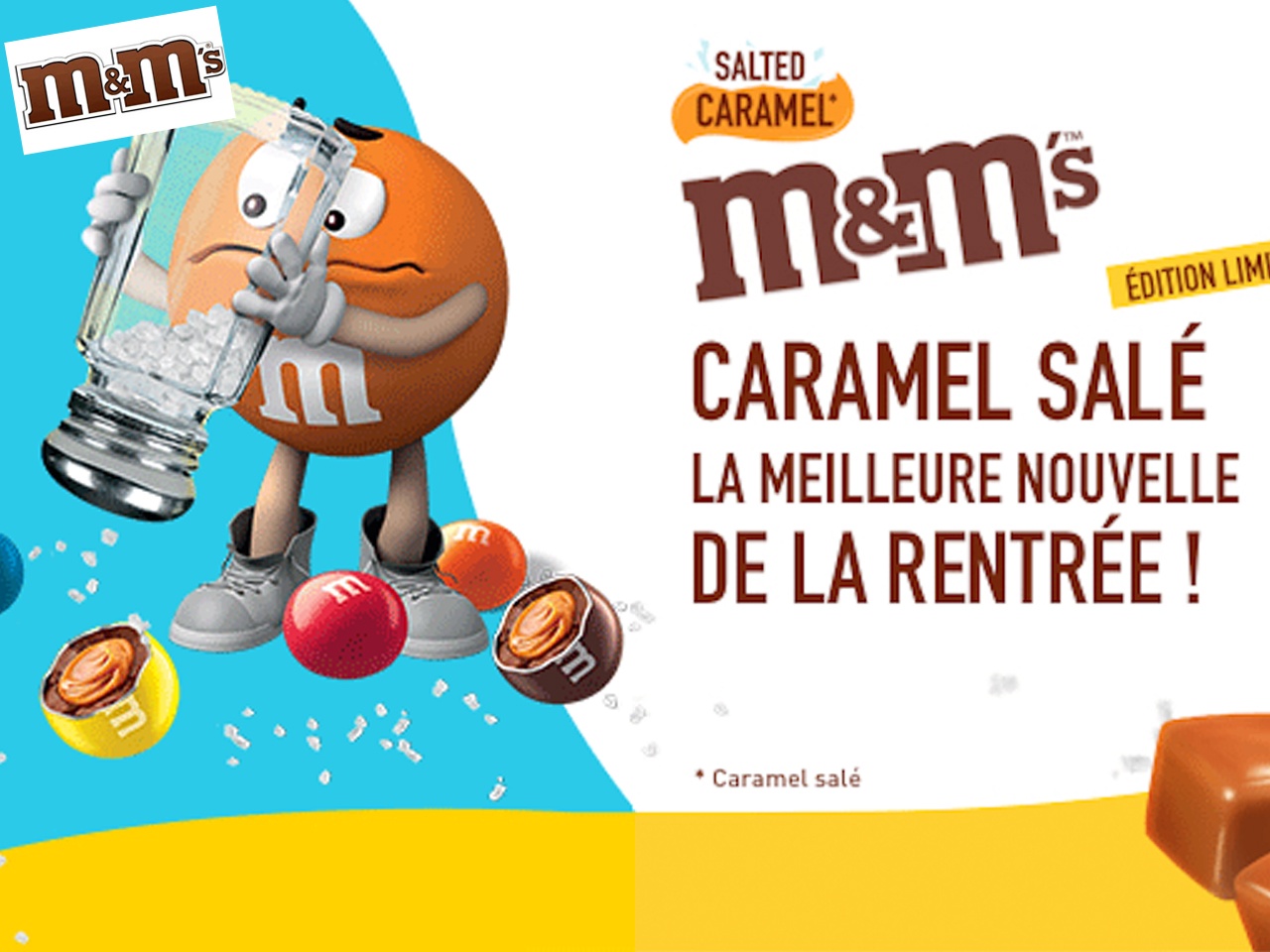 M&M’s : Caramel salé, la nouveauté de la rentrée !