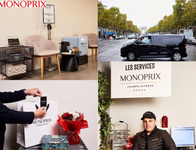 Monoprix lance un service de livraison à  domicile 5 étoiles pour son magasin des Champs-Elysées
