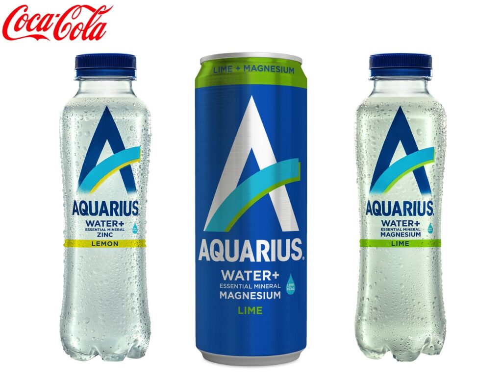 CocaCola lance Aquarius, sa première gamme de boissons fonctionnelles sources de minéraux