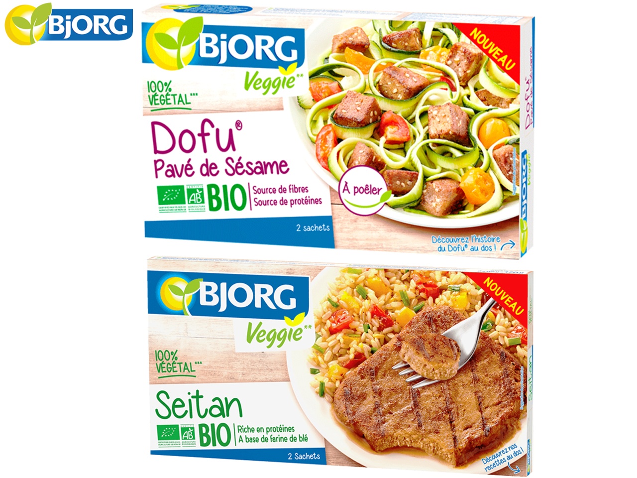 Bjorg innove sur le veggie
