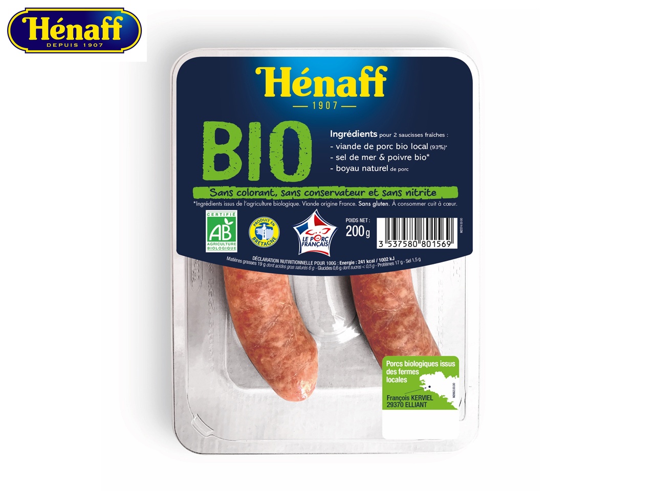 Hénaff favorise le bio local