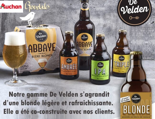 Auchan + Goudale : une addition moussante
