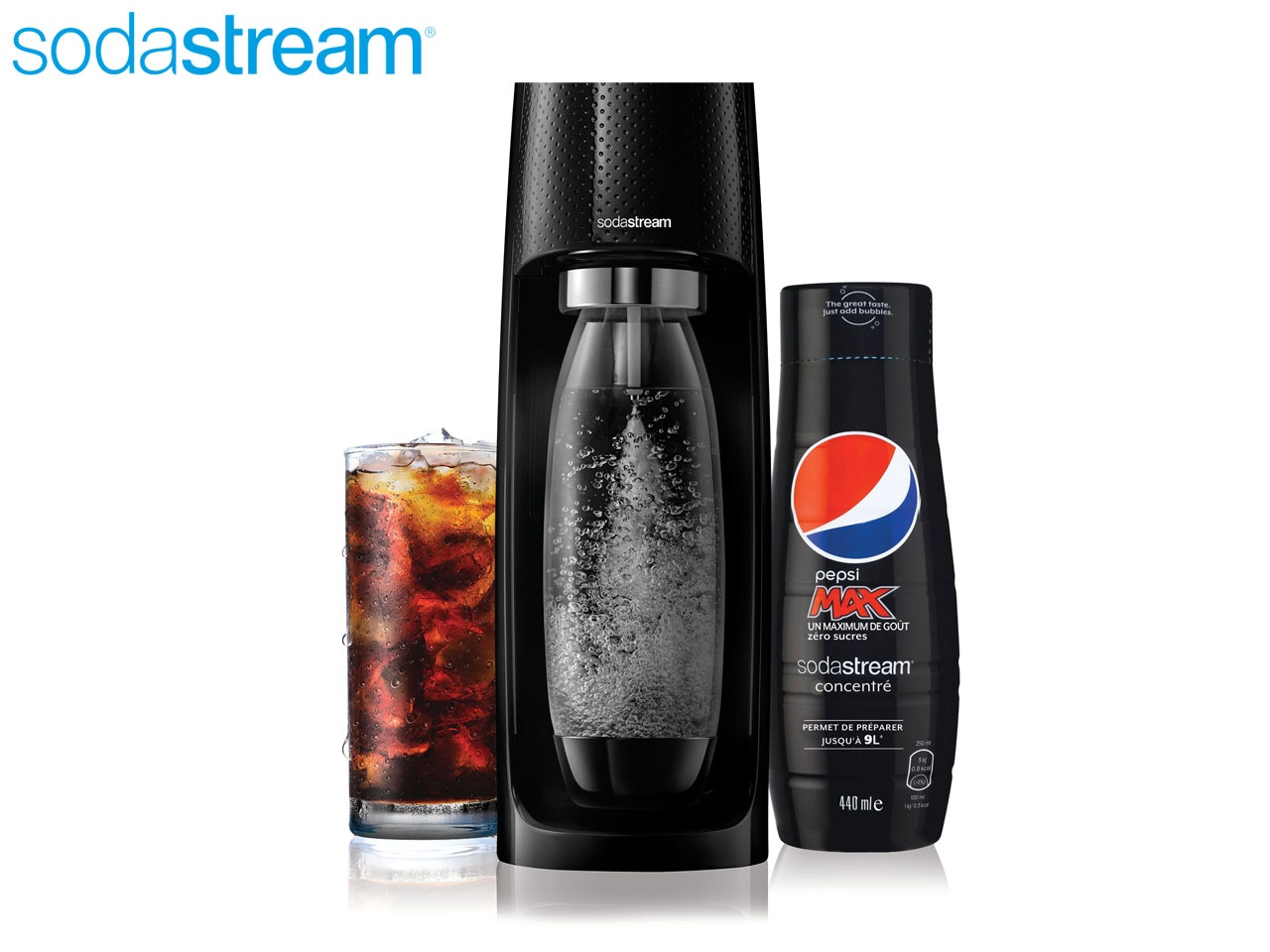 Sodastream lance des concentrés PepsiCo