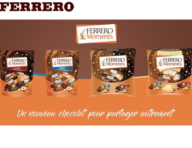 Ferrero lance Ferrero Moments, sa nouvelle praline gourmande