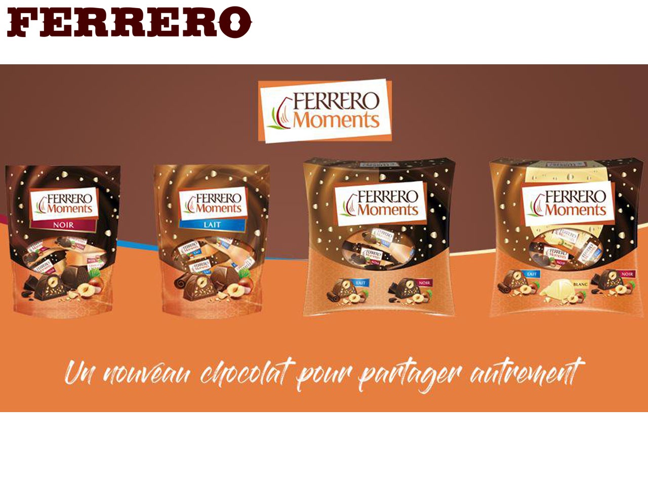 Ferrero lance Ferrero Moments, sa nouvelle praline gourmande
