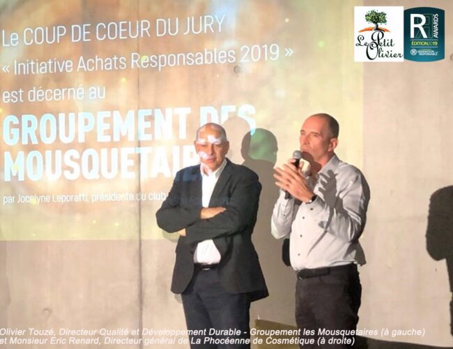 Le Petit Olivier et Intermarché reçoivent le R Award des achats responsables