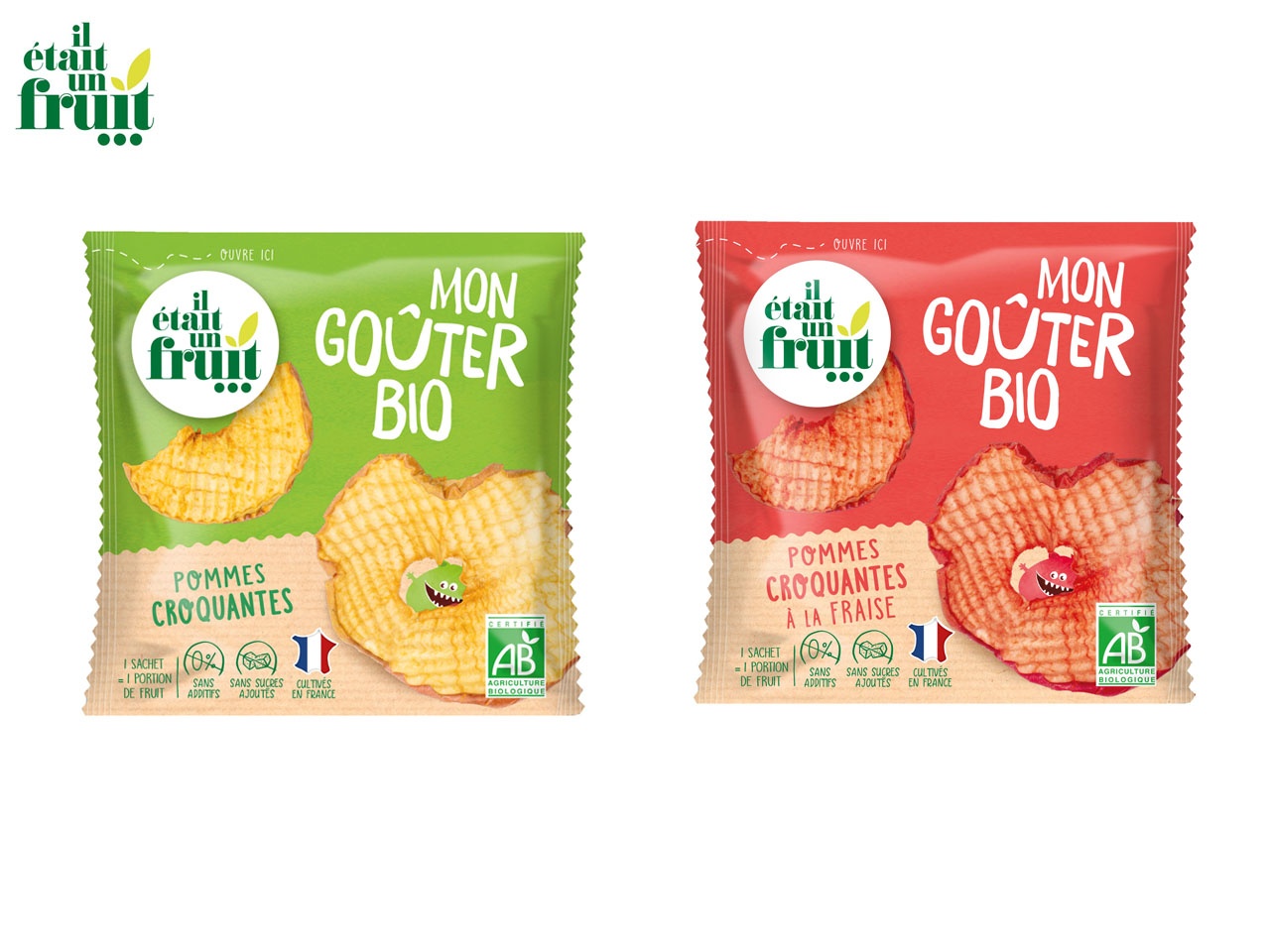 Il était un Fruit lance Mon Goûter Bio, un goûter gourmand et croustillant !