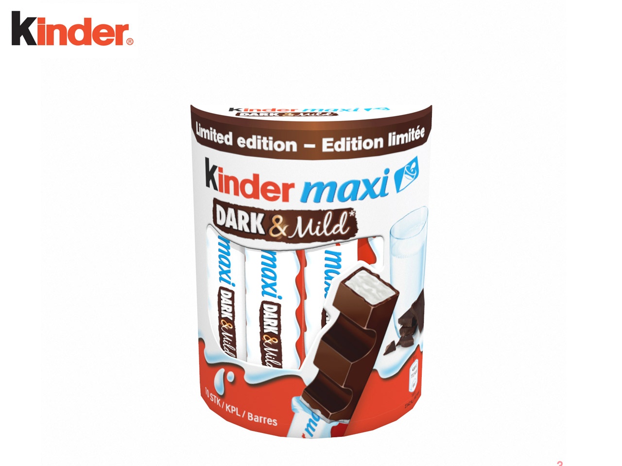 Kinder Maxi se pare de chocolat noir pour une édition très limitée