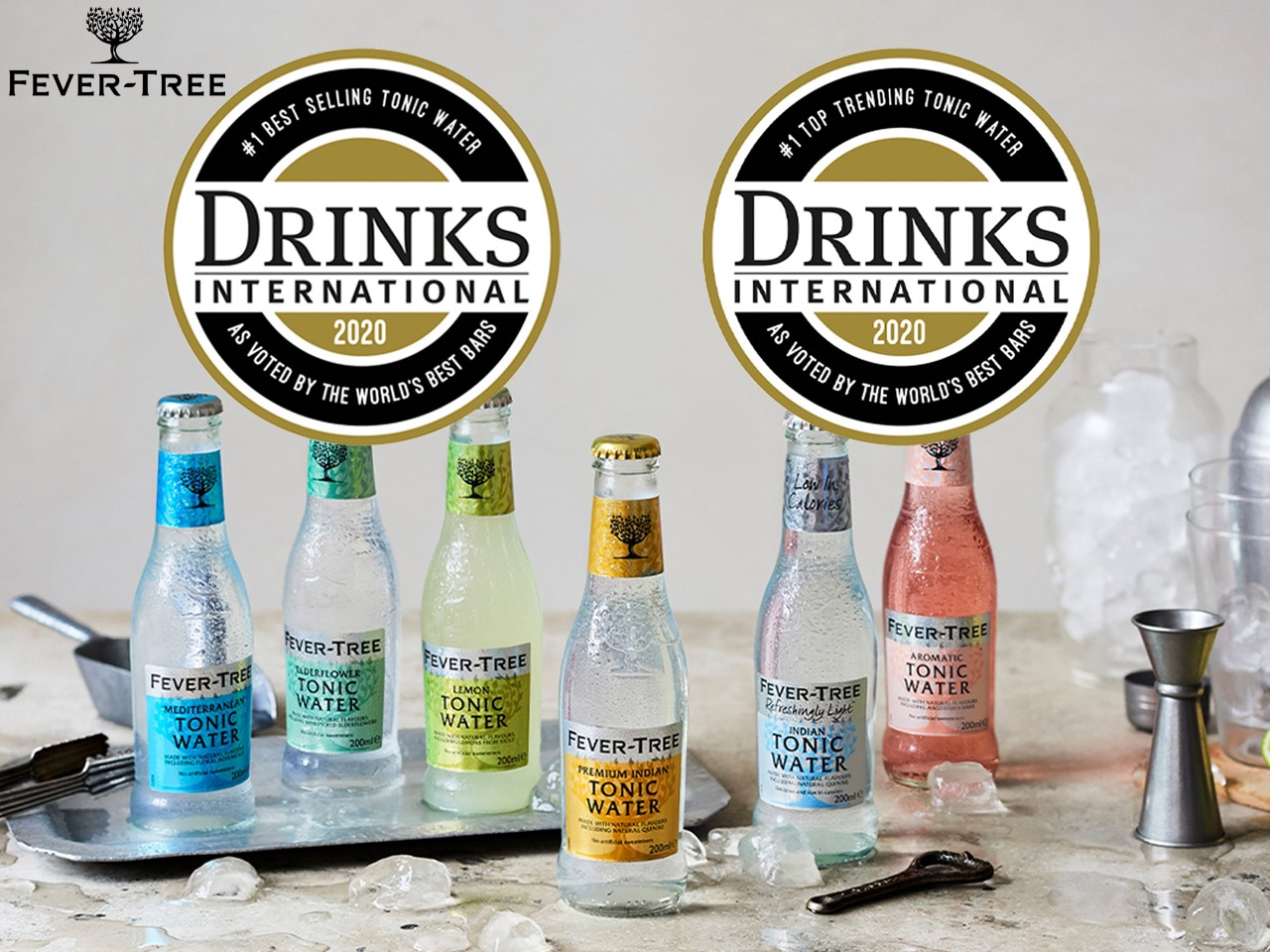 Fever-Tree s’impose dans le classement Drinks International