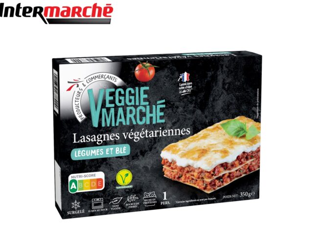 Des lasagnes veggie signées Intermarché