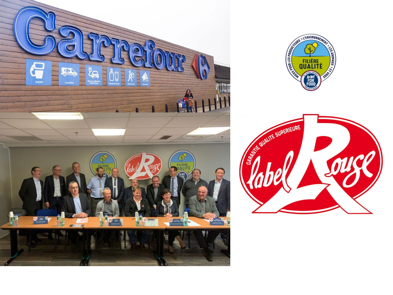 Carrefour signe une Filière Qualité de viande bovine LR