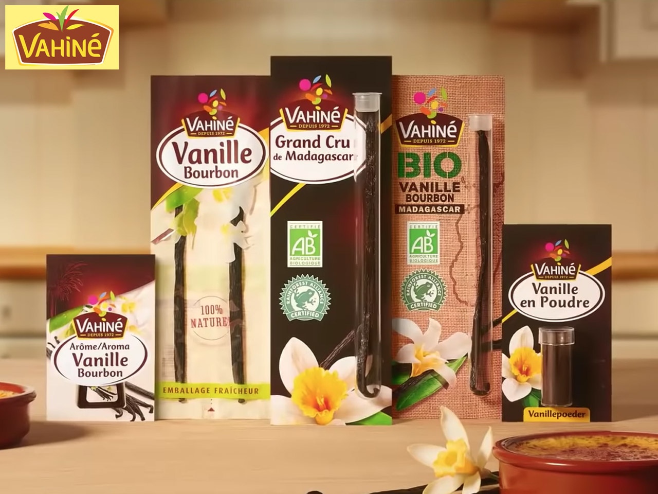 En 2020, Vahiné dévoile sa nouvelle stratégie de communication sur la vanille, saveur préférée des français