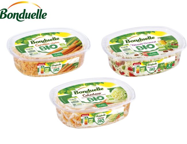 Bonduelle lance une gamme de salades traiteur bio