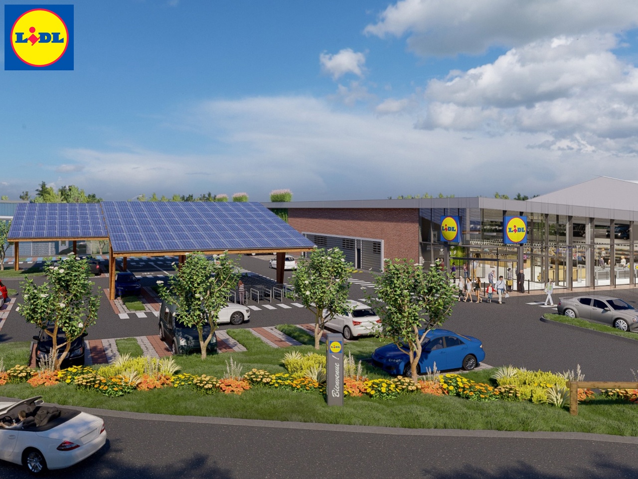 Lidl inaugure son premier supermarché à  énergie positive à  Fenouillet (31)