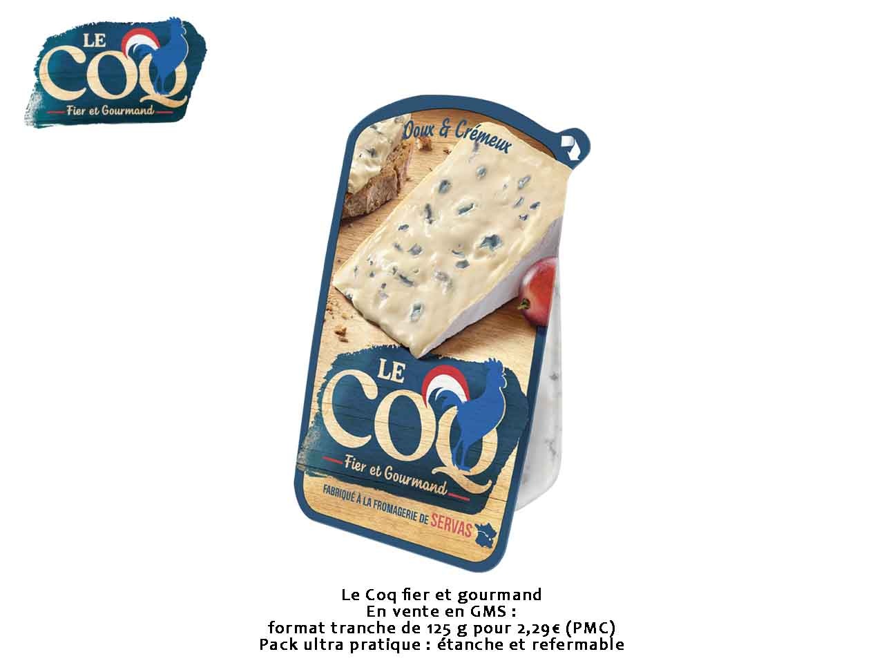 Le Coq présente son fromage fier et gourmand