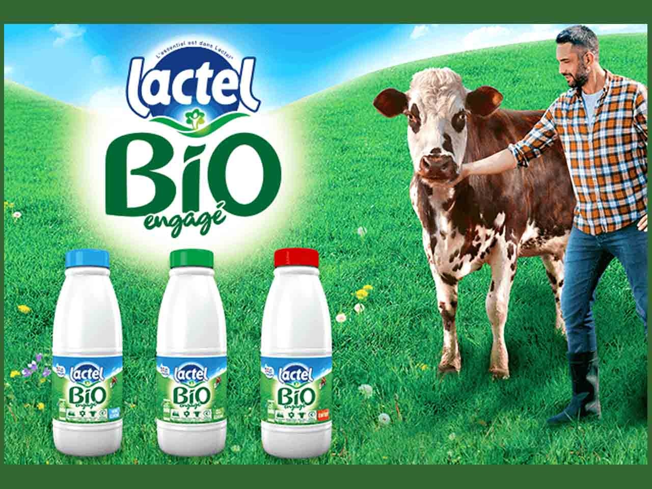 La gamme de lait Bio Engagé de Lactel devient Bio et Engagé